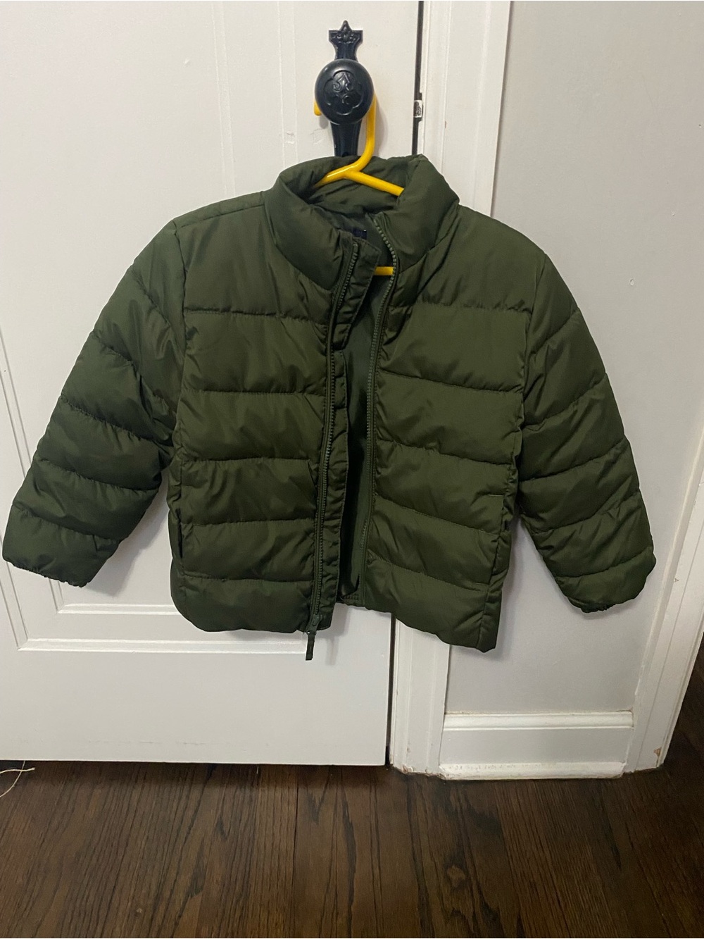 The Children's Place Olive Quilted Puffer Jacket
